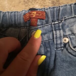 Boys 7 for all man kind dark wash denim jeans size 2T